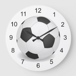 Soccer Ball Design Wall Clock