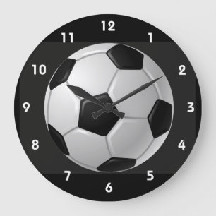 Soccer Ball Design Wall Clock