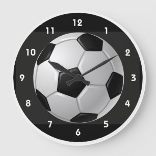 Soccer Ball Design Wall Clock