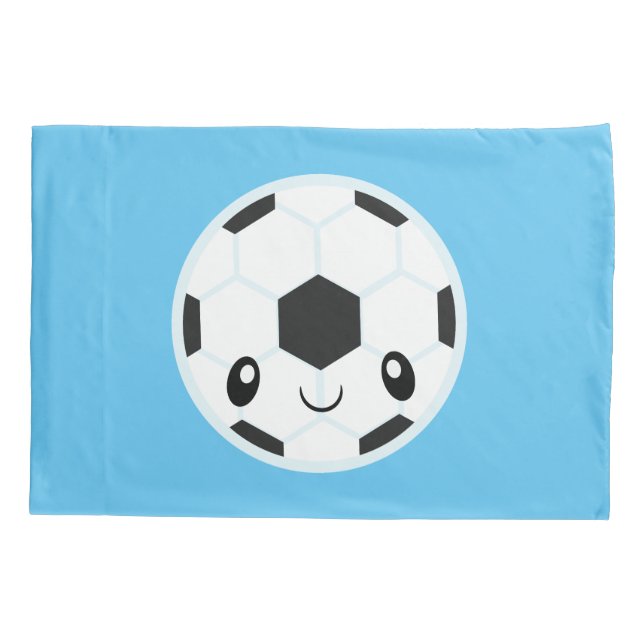 Soccer Ball Emoji Pillowcase (Back)