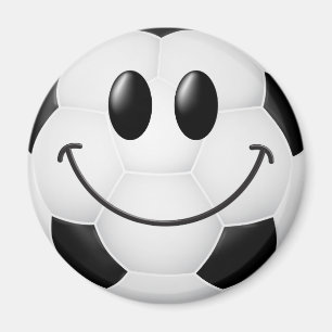 Soccer Ball Face Magnet