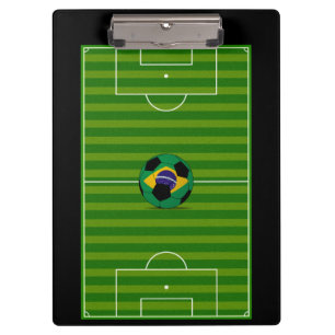 Soccer ball field clipboard