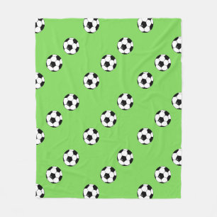 Soccer Ball Fleece Blanket