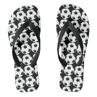 Soccer Ball Flip Flops