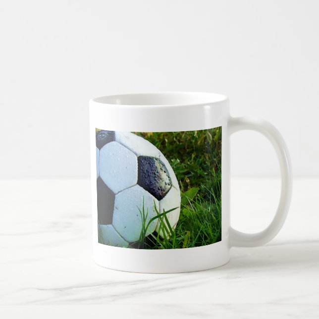 Soccer Ball - Football Ball Coffee Mug (Right)