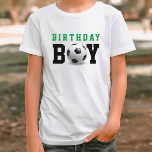 Soccer Ball Football Birthday Boy Bday Party T-Shirt