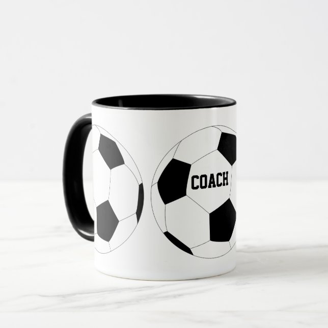 Soccer Ball Football Coach  Mug (Front Left)