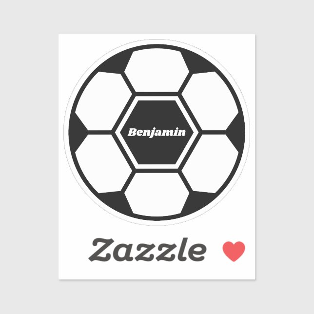 Soccer ball football custom name classic (Sheet)