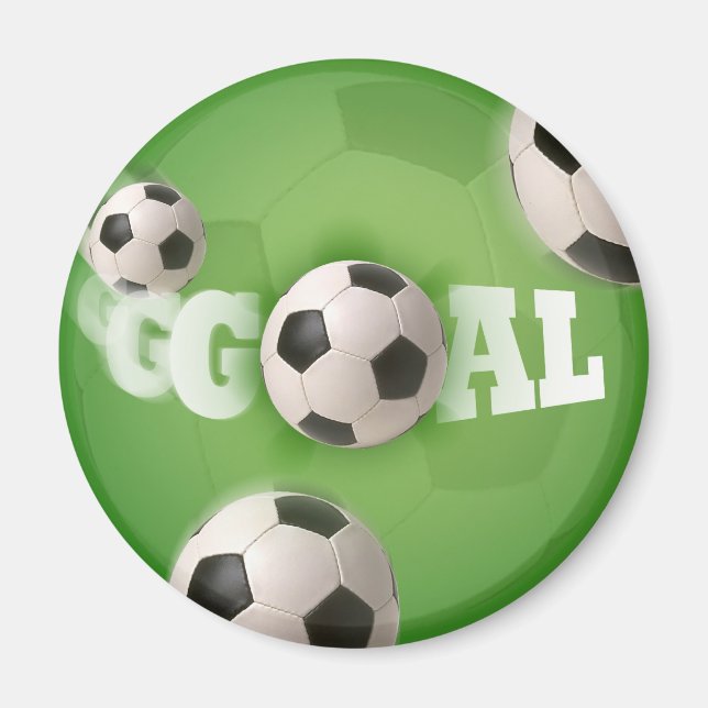 Soccer Ball Football Goal - Magnet (Front)