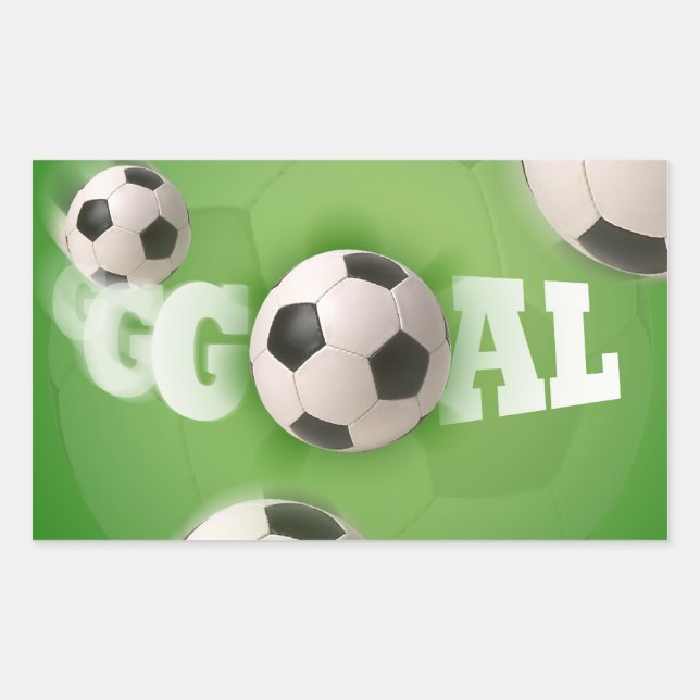Soccer Ball Football Goal - Sticker (Front)