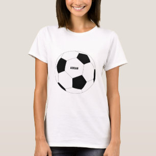 Soccer Ball Football Personalised T-Shirt