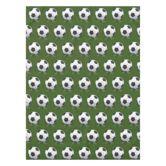 Soccer Ball for Christmas  Tablecloth (Front)