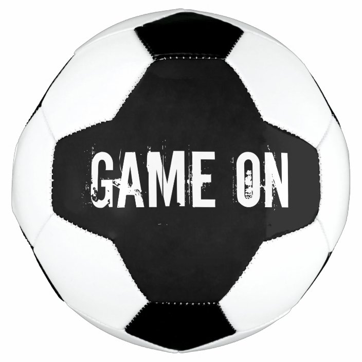 Soccer Ball-Game On Football | Zazzle.co.uk