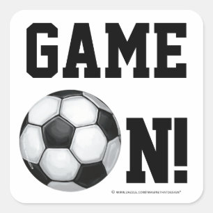 Soccer Ball Game On Stickers