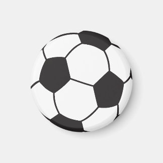 Soccer ball gift for sport team fan  magnet