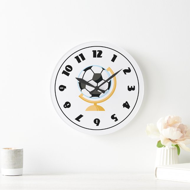 Soccer Ball Globe Clock (Creator Uploaded)