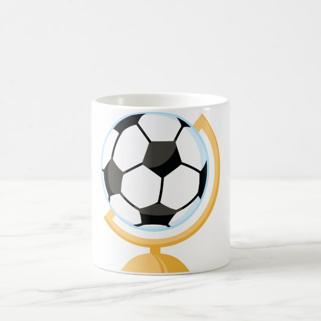 Soccer Ball Globe Mug (Center)