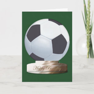 Soccer Ball Happy Birthday Card
