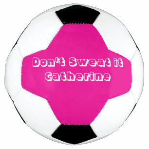 Soccer Ball Hot Pink & White Ball 