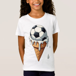 Soccer ball in an ice cream cone T-Shirt