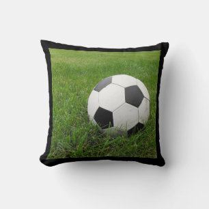 Soccer Ball in Grass Cushion