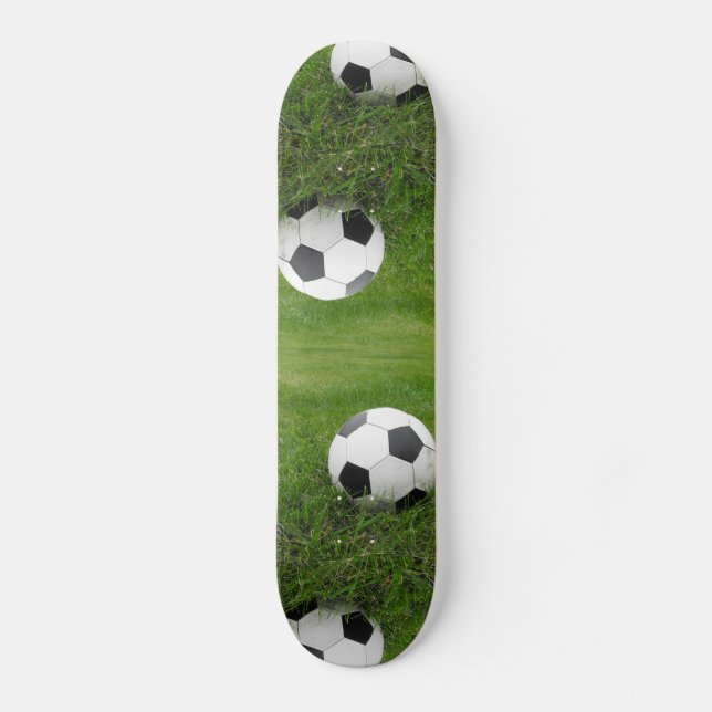 Soccer Ball in Grass Skateboard (Front)