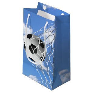 Soccer Ball in Net Small Gift Bag