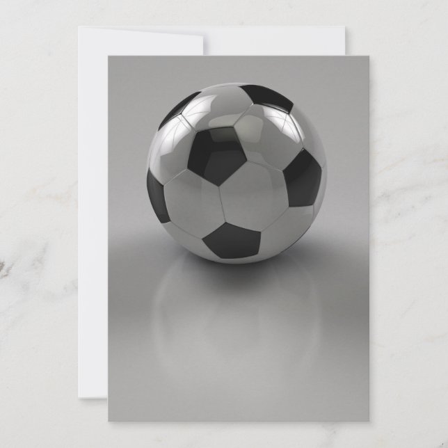 Soccer Ball Invitation (Front)