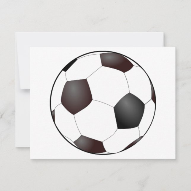 Soccer Ball Invitations (Front)