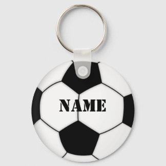 SOCCER BALL KEYCHAIN personalise with name