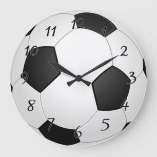 Soccer Ball Large Clock