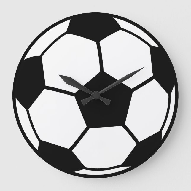 Soccer Ball Large Clock (Front)