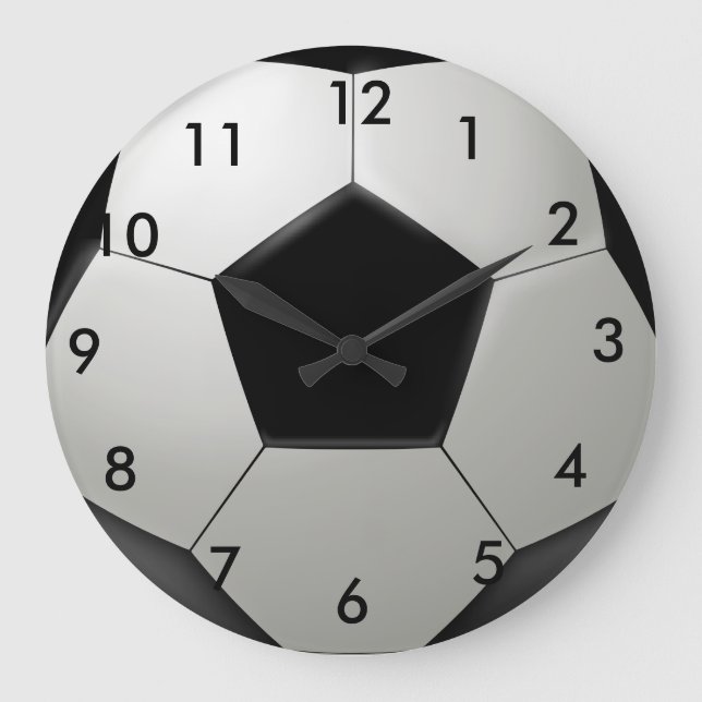 Soccer ball large clock (Front)