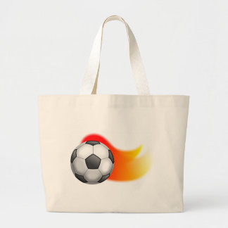Soccer Ball Large Tote Bag