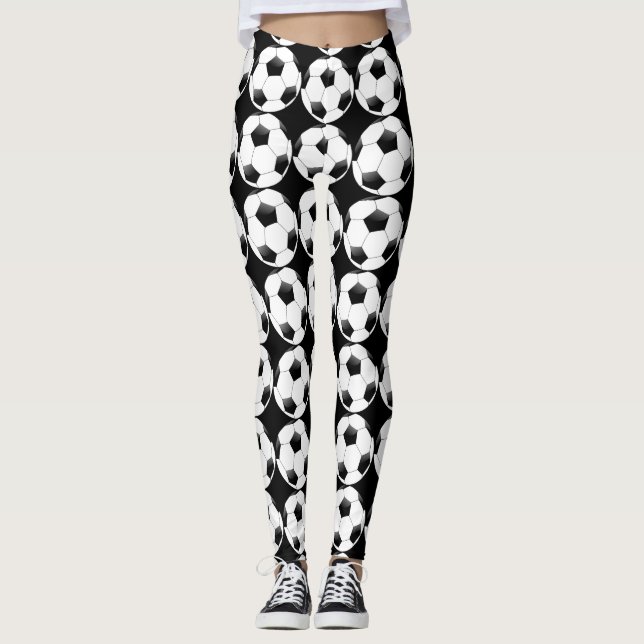 Soccer Ball  Leggings (Front)