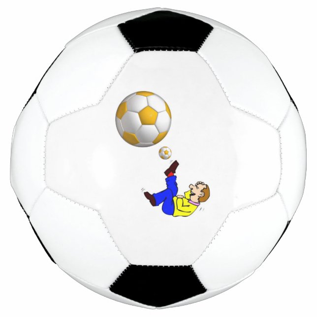 Soccer Ball Man Kicking Ball (Front)