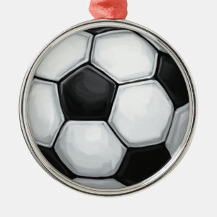 Soccer Ball Metal Tree Decoration
