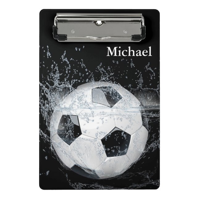 Soccer Ball Mini Clipboard (Front)