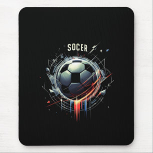 soccer ball mouse mat