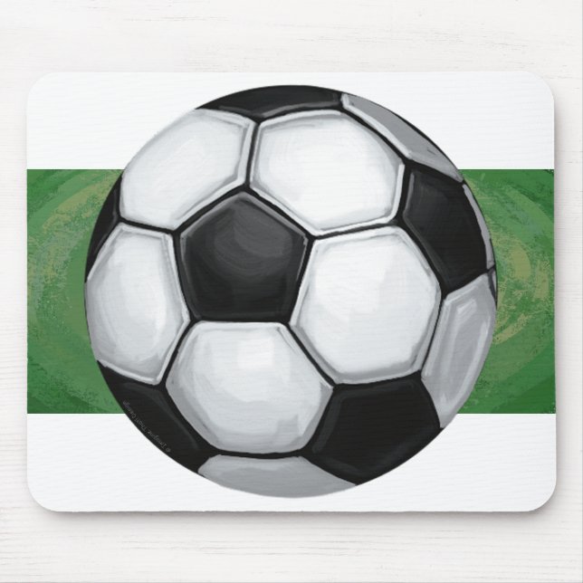 Soccer Ball Mouse Mat (Front)