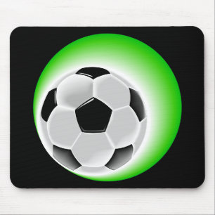 soccer ball mouse mat