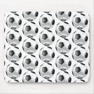 Soccer ball mouse pad