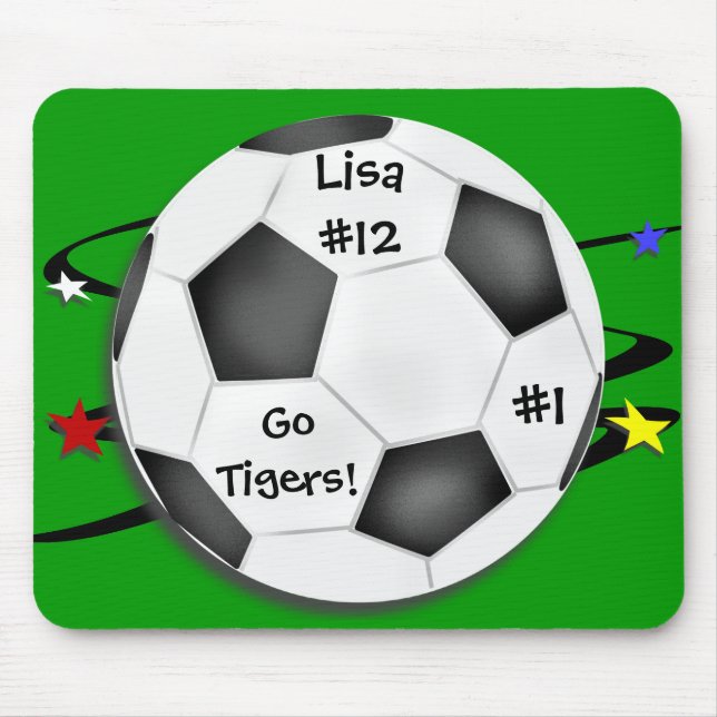 Soccer Ball Mousepad (Front)