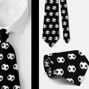 Soccer Ball Neck Tie - Casual Sports Necktie