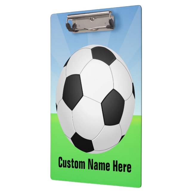 Soccer Ball on a Sunny Day Clipboard (Left)
