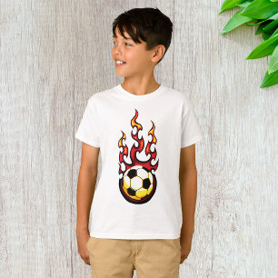 Soccer Ball On Fire T-Shirt