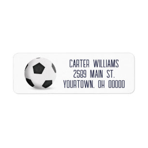 Soccer Ball On White