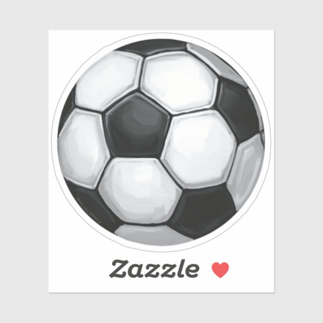 Soccer Ball Painted Art (Sheet)