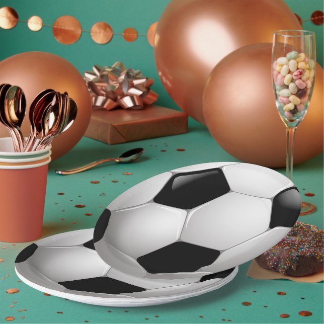 Soccer Ball Paper Plate (Multi)
