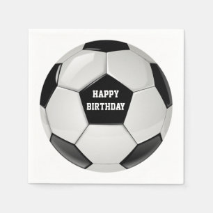Soccer Ball Party Paper Napkins